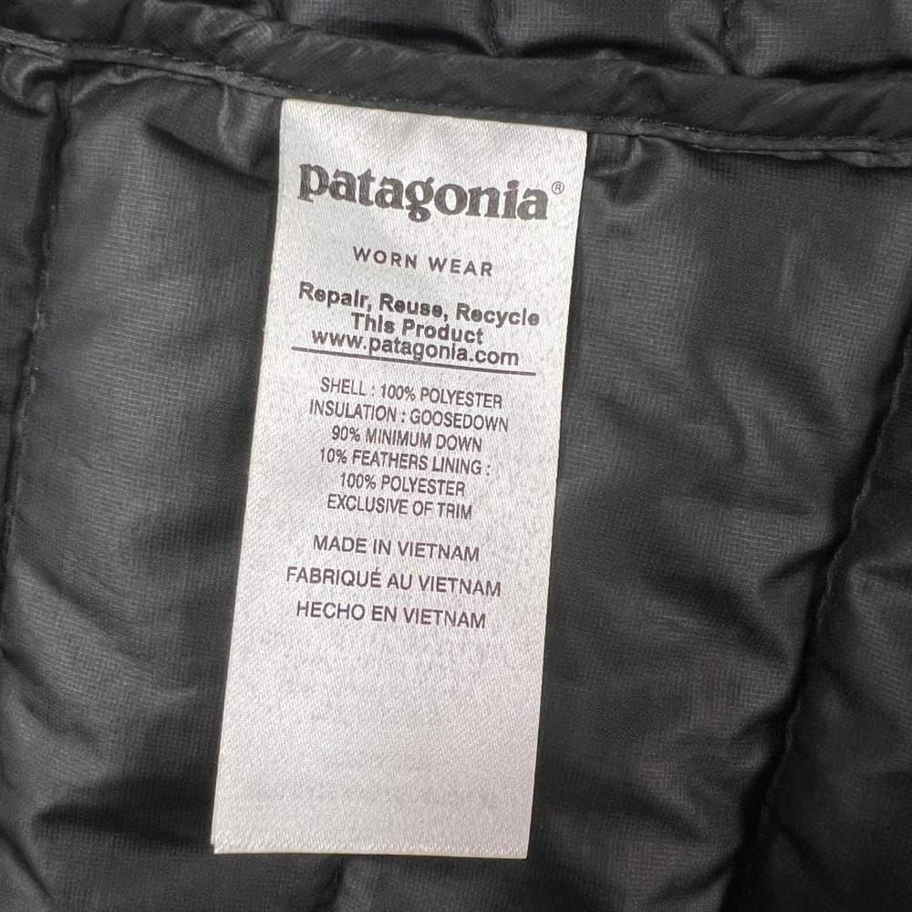 Patagonia Down Sweater Vest Womens M Black Full Zip Insulated Puffer Outdoor - Picture 7 of 10